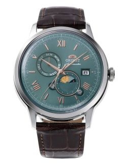 Orient Automatic Classic Sun & Moon Bambino RA-AK0805E30B - Zegarki ORIENT