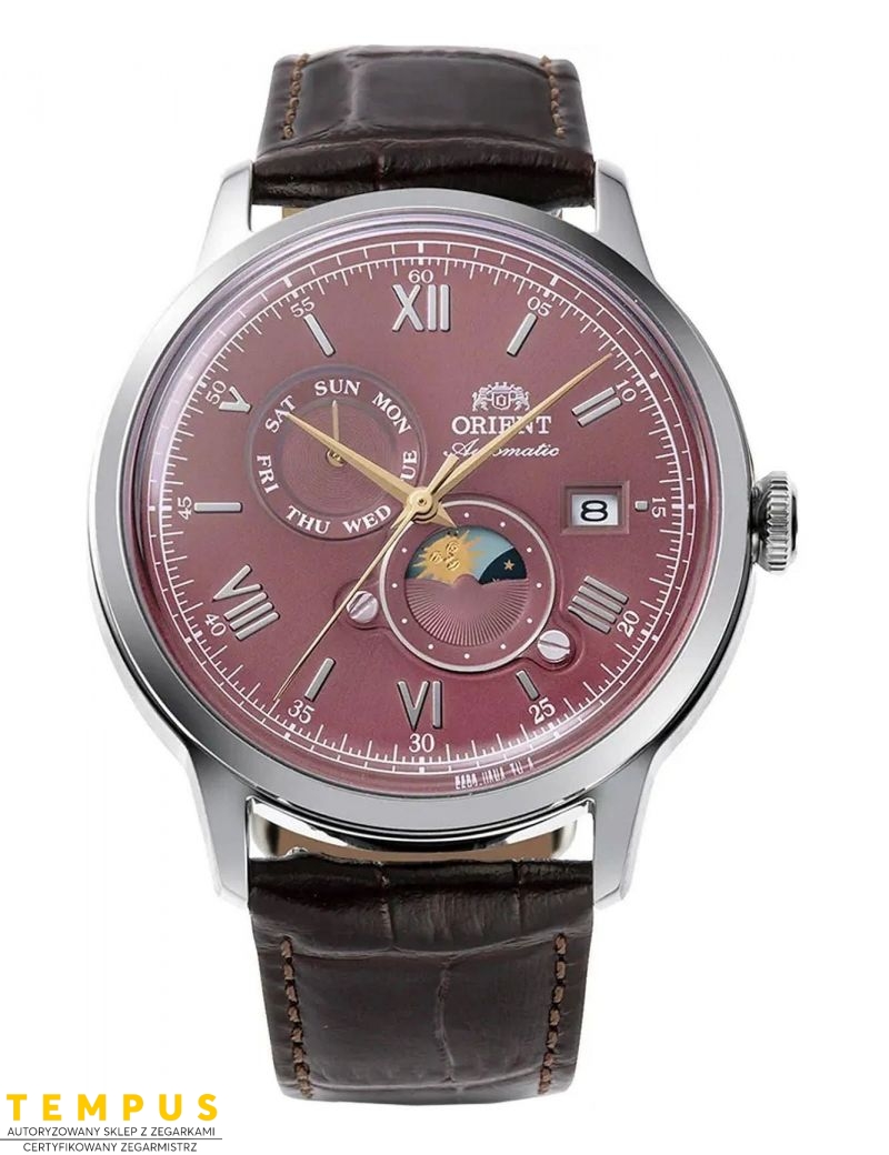 Orient Automatic Classic Sun & Moon Bambino RA-AK0807R30B - Zegarki ORIENT