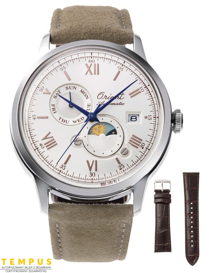 Orient Automatic Classic Sun & Moon Bambino 75th Anniversary Edition RA-AK0808S30B 75th Anniversary Edition - Zegarki ORIENT