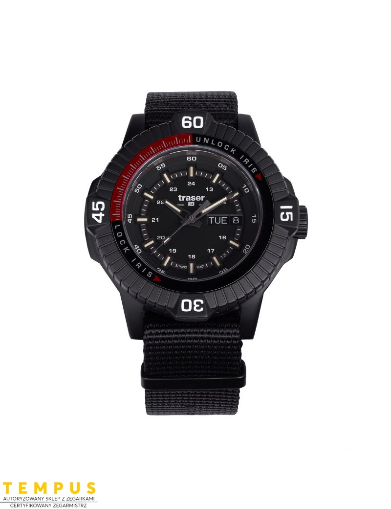 Traser P99 Iris Tactical Limited Editon 111462 Black Nato - Zegarki TRASER