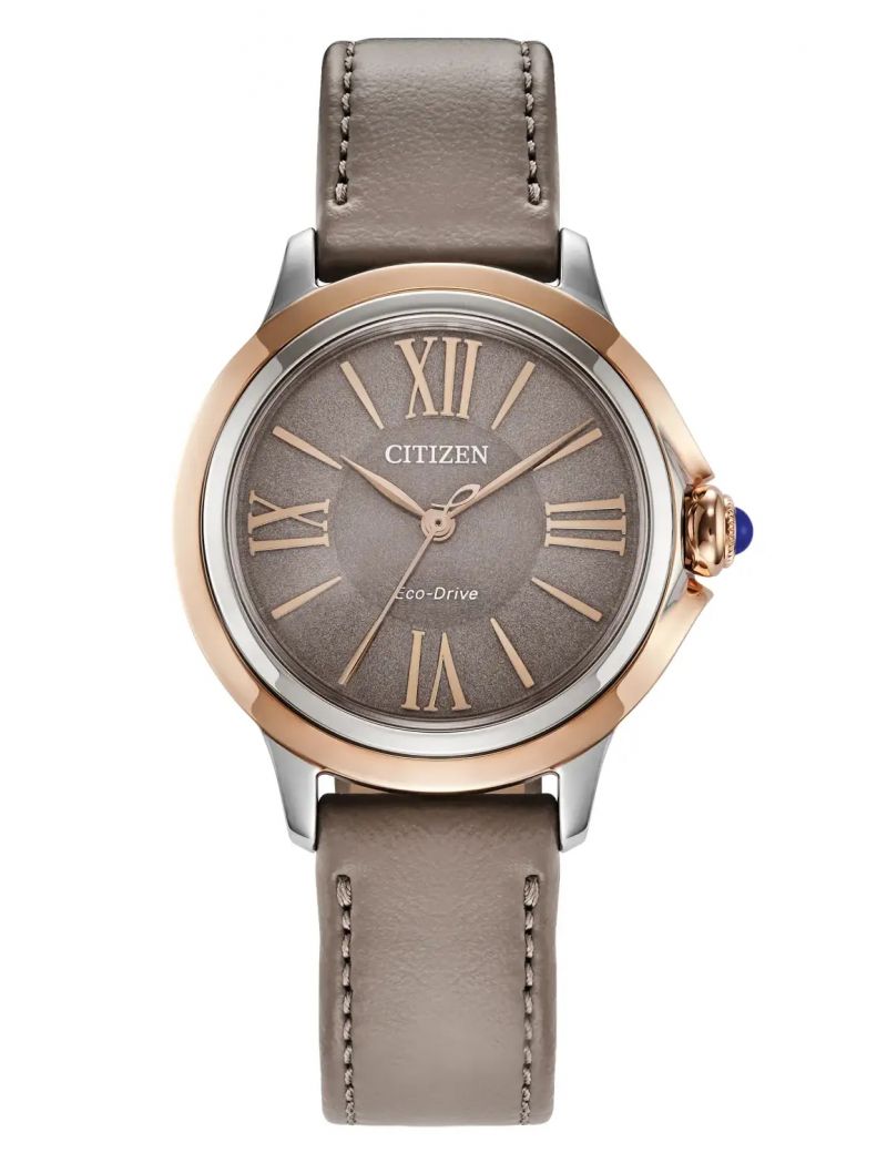 Zegarek damski na pasku Citizen Lady Ceci EM1166-01Z Eco Drive