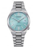 Zegarek na bransolecie dla kobiet i mężczyzn Citizen Tsuyosa Mechanical 37mm NJ0200-50L Tiffany Blue