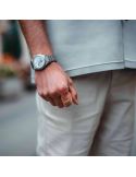 Tytanowy zegarek męski na bransolecie Citizen Super Titanium Zenshin Senkei CA4690-51A