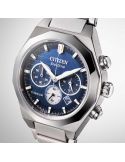 Tytanowy zegarek męski na bransolecie Citizen Super Titanium Zenshin Senkei CA4691-59L