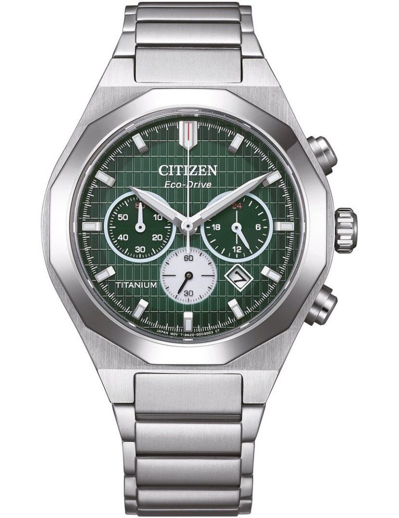 Tytanowy zegarek męski na bransolecie Citizen Super Titanium Zenshin Senkei CA4691-59X Tytanowy zegarek męski na bransolecie Citizen Super Titanium Zenshin Senkei CA4691-59X