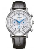 Casualowy zegarek męski na skórzanym pasku Citizen Classic Chrono CA4630-02A