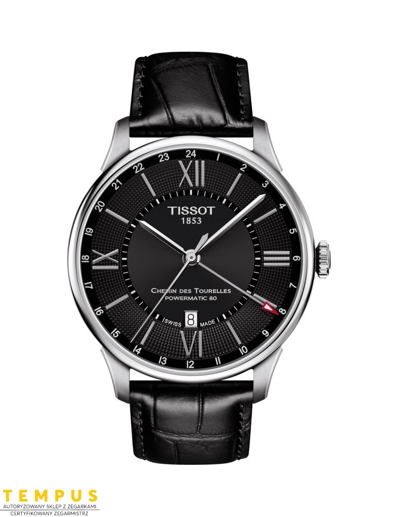 Tissot CHEMIN DES TOURELLES Automatic GMT T099.429.16.058.00 - Zegarki TISSOT Tissot CHEMIN DES TOURELLES Automatic GMT T099.429.16.058.00 - Zegarki TISSOT