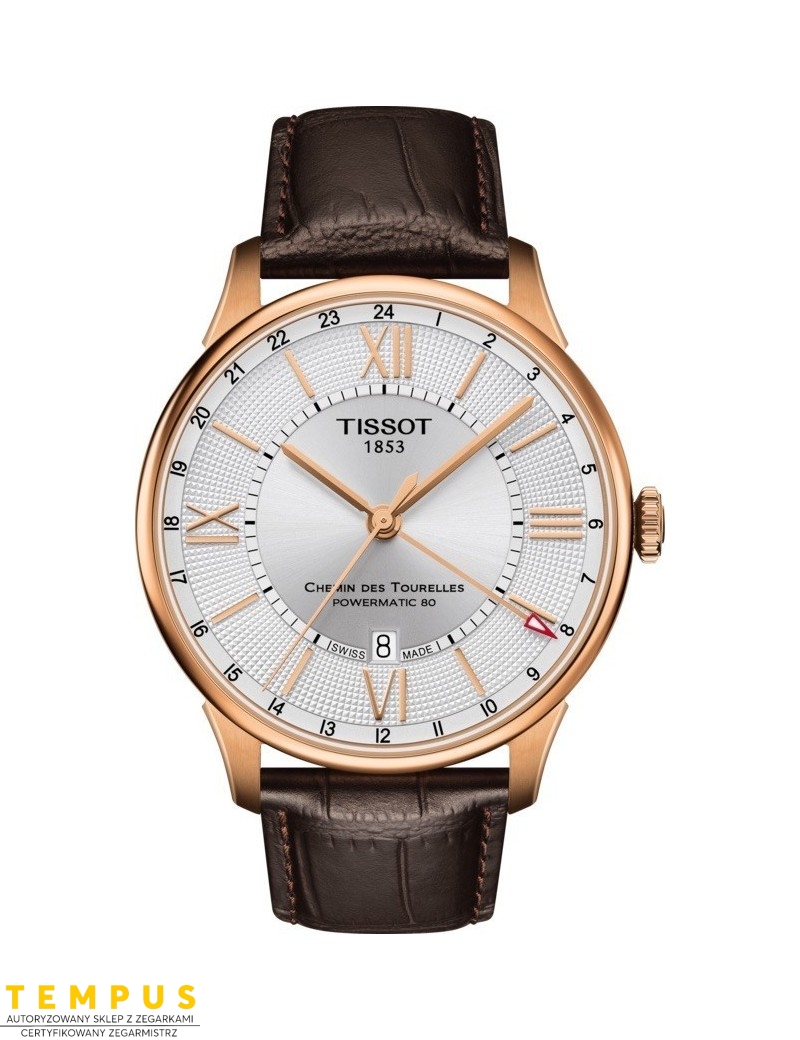 Tissot CHEMIN DES TOURELLES Automatic GMT T099.429.36.038.00 - Zegarki TISSOT Tissot CHEMIN DES TOURELLES Automatic GMT T099.429.36.038.00 - Zegarki TISSOT