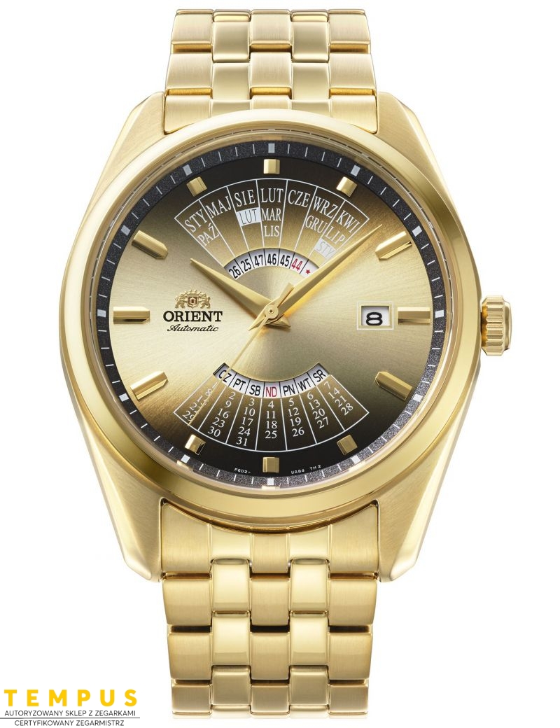 Zegarek klasyczny męski Orient Multi-Year Calendar RA-BA0007G3YB Polska Edycja