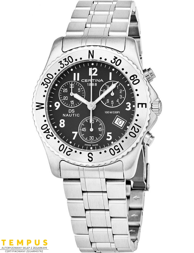 Certina DS Nautic C542.7118.42.69 – męski zegarek sportowy z chronografem Certina DS Nautic C542.7118.42.69 – męski zegarek sportowy z chronografem