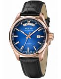 Szwajcarski zegarek męski Epos Passion 3501.142.24.96.25 Day Date z szafirowym szkłem