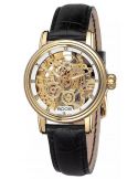 Elegancki zegarek damski Epos Ladies 4390.156.22.20.15 Skeleton z szafirowym szkłem Swiss Made