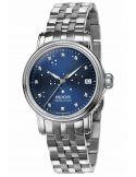 Elegancki zegarek damski Epos Ladies 4390.152.20.96.30 Diamonds North Star z szafirowym szkłem Swiss Made