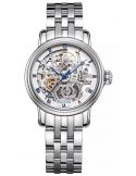 Elegancki zegarek damski Epos Ladies 4390.155.20.20.30 Skeleton z szafirowym szkłem Swiss Made