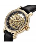 Elegancki zegarek damski Epos Ladies 4390.156.22.25.15 Skeleton z szafirowym szkłem Swiss Made