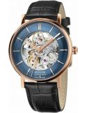 Szwajcarski zegarek męski Epos Originale 3437.135.24.16.25 Skeleton PVD z szafirowym szkłem