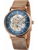 Szwajcarski zegarek męski Epos Originale 3437.135.24.16.34 Skeleton PVD z szafirowym szkłem