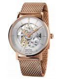 Szwajcarski zegarek męski Epos Originale 3437.135.24.18.34 Skeleton PVD z szafirowym szkłem