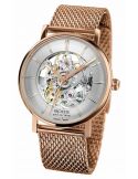 Szwajcarski zegarek męski Epos Originale 3437.135.24.18.34 Skeleton PVD z szafirowym szkłem