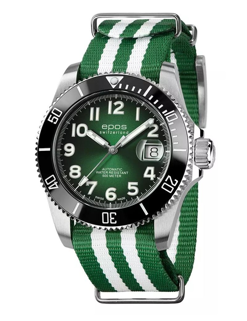 Profesjonalny zegarek męski do nurkowania 500m Epos Sportive 3504.131.80.33.63 Titanium Swiss Made Profesjonalny zegarek męski do nurkowania 500m Epos Sportive 3504.131.80.33.63 Titanium Swiss Made