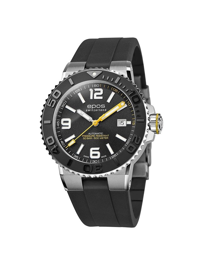 Profesjonalny zegarek męski do nurkowania 500m Epos Sportive 3441.131.20.55.55 Diver Swiss Made Profesjonalny zegarek męski do nurkowania 500m Epos Sportive 3441.131.20.55.55 Diver Swiss Made