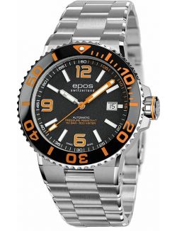 Profesjonalny zegarek męski do nurkowania 500m Epos Sportive 3441.131.99.52.30 Diver Swiss Made