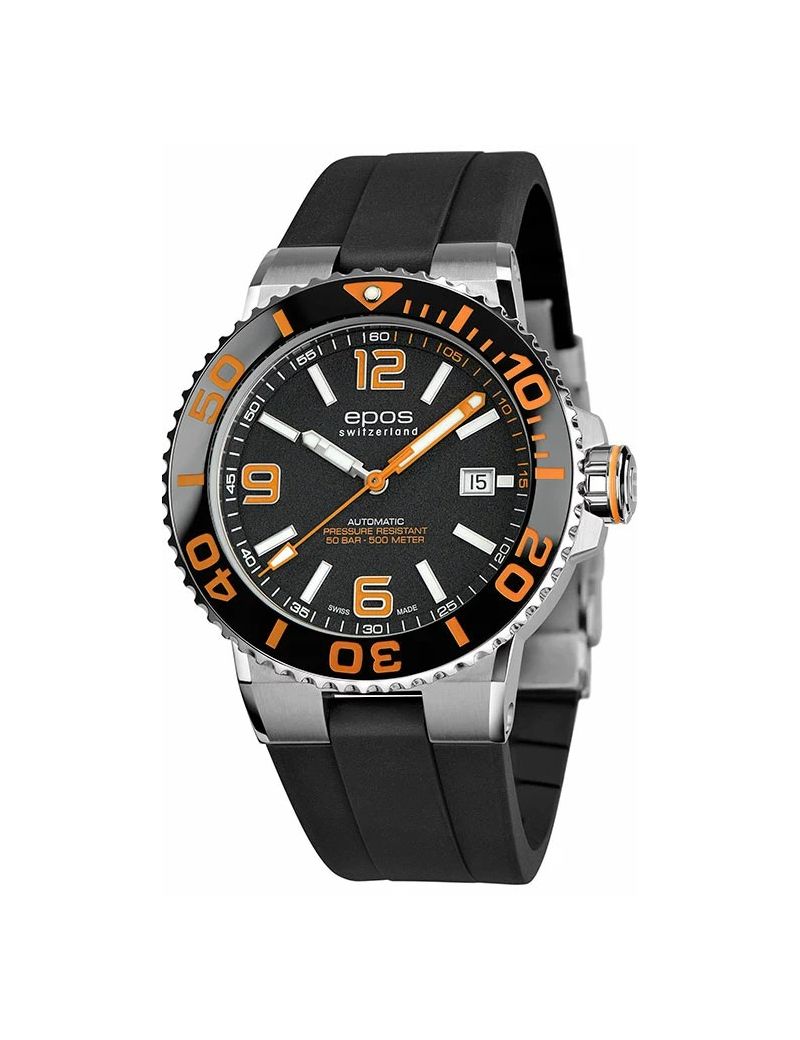 Profesjonalny zegarek męski do nurkowania 500m Epos Sportive 3441.131.99.52.55 Diver Swiss Made Profesjonalny zegarek męski do nurkowania 500m Epos Sportive 3441.131.99.52.55 Diver Swiss Made