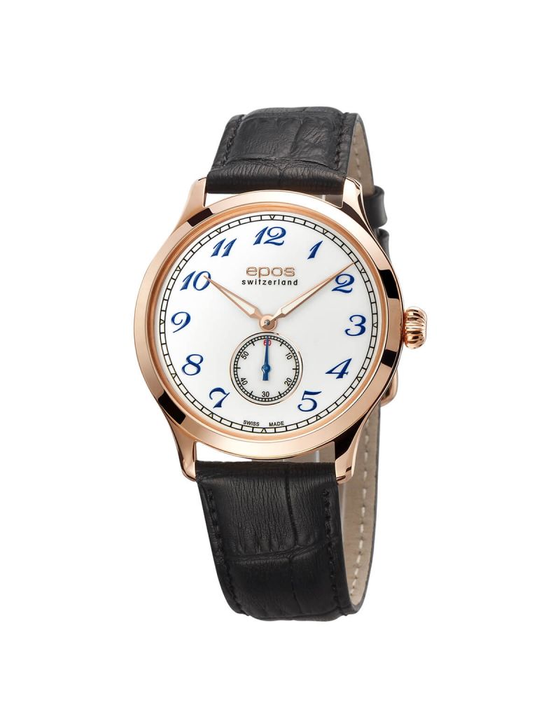 Szwajcarski zegarek męski Epos Originale 3408.208.24.30.15 PVD z szafirowym szkłem Szwajcarski zegarek męski Epos Originale 3408.208.24.30.15 PVD z szafirowym szkłem