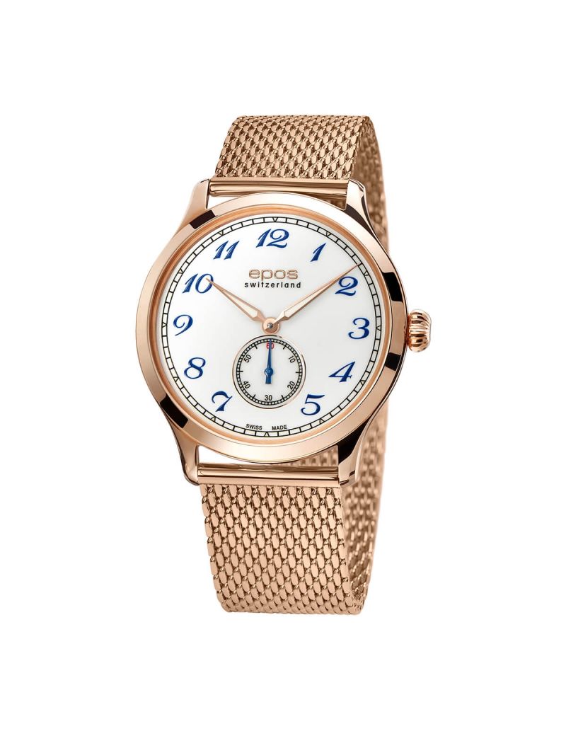 Szwajcarski zegarek męski Epos Originale 3408.208.24.30.34 PVD z szafirowym szkłem Szwajcarski zegarek męski Epos Originale 3408.208.24.30.34 PVD z szafirowym szkłem