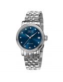Elegancki zegarek damski Epos Ladies 4390.152.20.86.30 Diamonds z szafirowym szkłem Swiss Made