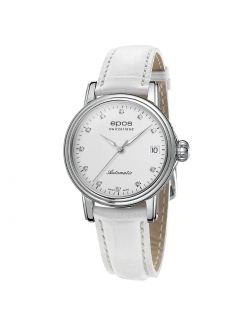 Elegancki zegarek damski Epos Ladies 4390.152.20.88.10 Diamonds z szafirowym szkłem Swiss Made