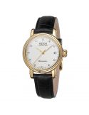 Elegancki zegarek damski Epos Ladies 4390.152.22.88.15 Diamonds PVD z szafirowym szkłem Swiss Made