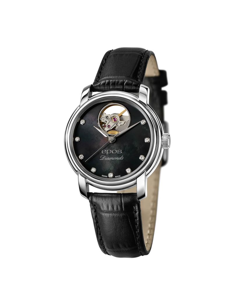 Elegancki zegarek damski Epos Ladies 4314.133.20.85.15 Oh Diamonds z szafirowym szkłem Swiss Made Elegancki zegarek damski Epos Ladies 4314.133.20.85.15 Oh Diamonds z szafirowym szkłem Swiss Made