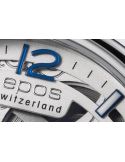 Luksusowy zegarek szwajcarski Epos 3429.195.20.58.25 Skeleton Blue 3x1 Oeuvre D'Art