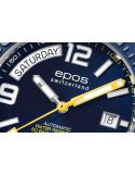 Luksusowy zegarek szwajcarski Epos Sportive 3441.142.96.96.50 Diver Day Date