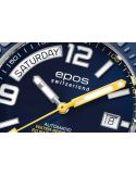 Luksusowy zegarek szwajcarski Epos Sportive 3441.142.96.96.56 Diver Day Date