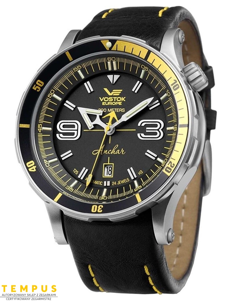Zegarek sportowy męski Vostok Europe ANCHAR K162 Submarine NH35-510A522 - Zegarki VOSTOK EUROPE