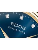 Luksusowy zegarek szwajcarski Epos Ladies 4390.152.22.86.15 Diamonds PVD