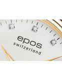 Luksusowy zegarek szwajcarski Epos Ladies 4390.152.22.88.15 Diamonds PVD