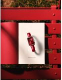 Prostokątny damski zegarek Tissot SRV T160.110.16.423.00 Lady
