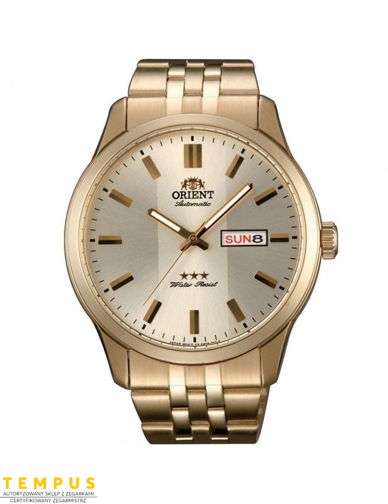 Zegarek klasyczny męski Orient RA-AB0010S19B Three Stars 43mm - Zegarki ORIENT Zegarek klasyczny męski Orient RA-AB0010S19B Three Stars 43mm - Zegarki ORIENT