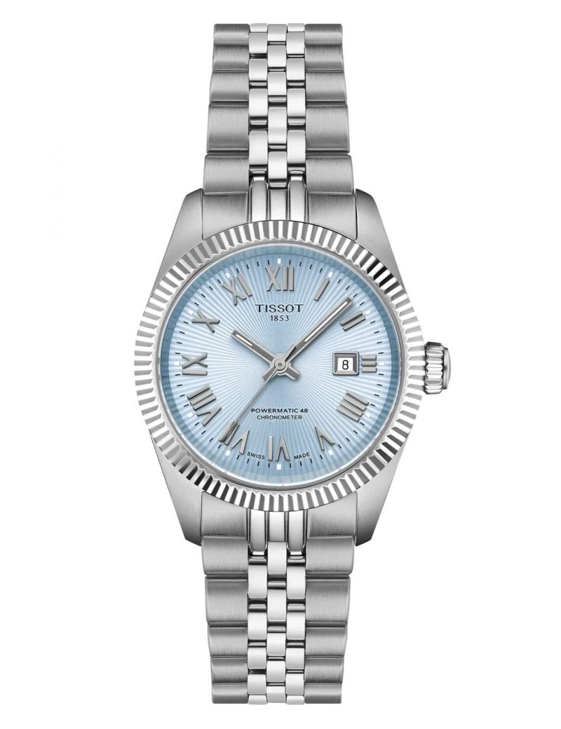 Elegancki zegarek damski na bransolecie Tissot Ballade Powermatic 48 COSC T156.208.11.353.00