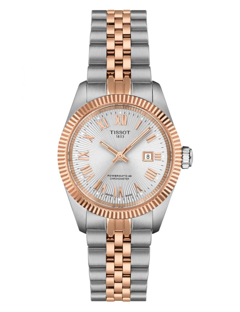 Elegancki zegarek damski na bransolecie Tissot Ballade Powermatic 48 COSC T156.208.22.033.00 Elegancki zegarek damski na bransolecie Tissot Ballade Powermatic 48 COSC T156.208.22.033.00