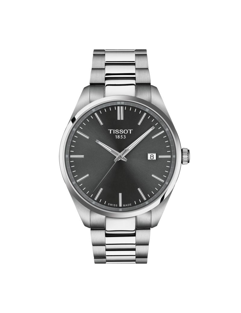 Szwajcarski zegarek męski smart casual Tissot PR 100 Grey 40mm T150.410.11.081.00 Quartz Szwajcarski zegarek męski smart casual Tissot PR 100 Grey 40mm T150.410.11.081.00 Quartz