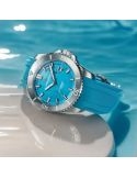 Zegarek męski z tarczą z turkusu Venezianico Nereide 42mm Turchese