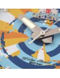 Sportowy zegarek męski w stylu vintage Orient Revival World Map RA-AA0E08Y39B 75th Anniversary