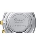 Sportowy zegarek męski w stylu vintage Orient Revival World Map RA-AA0E08Y39B 75th Anniversary