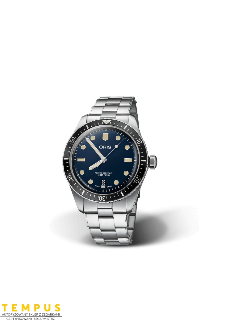 Zegarek sportowy męski Oris Divers Sixty-Five 01 733 7707 4055-07 8 20 18 - Zegarki ORIS
