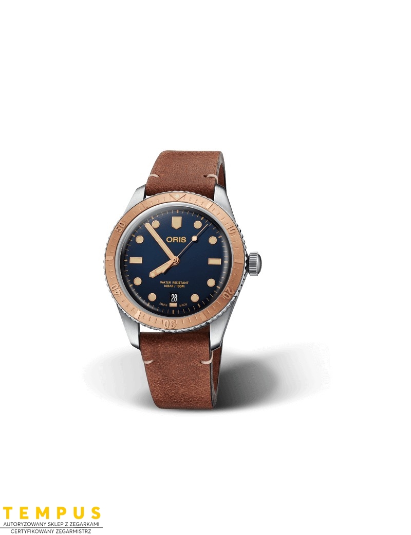 Zegarek sportowy męski Oris Divers Sixty-Five 01 733 7707 4355-07 5 20 45 - Zegarki ORIS