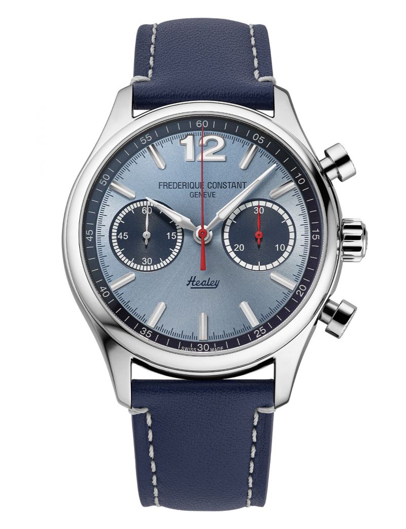 Męski limitowany zegarek inspirowany klasyczną motoryzacją Frederique Constant Classics Vintage Rally Healey Chronograph Automatic FC-397HLBN5B6 Męski limitowany zegarek inspirowany klasyczną motoryzacją Frederique Constant Classics Vintage Rally Healey Chronograph Automatic FC-397HLBN5B6